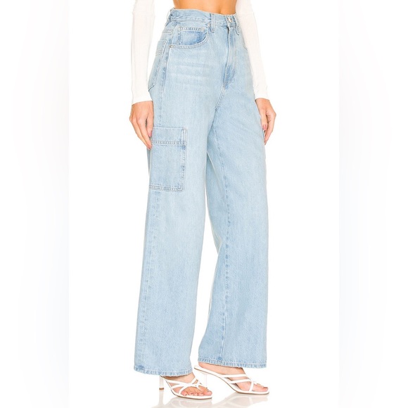 Frame High Rise Baggy Pocket Jean Genoa 25 - Picture 2 of 13